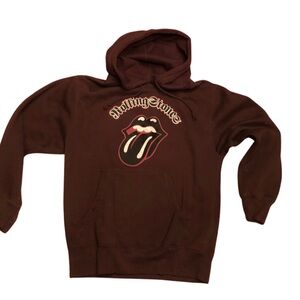 The Rolling Stones Dark Brown Sweater size M Men’s. Retro Vintage